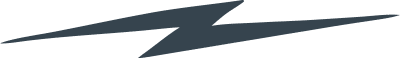 A dark gray lightning bolt symbol with jagged edges and a pointed tip on each end, on a black background.
